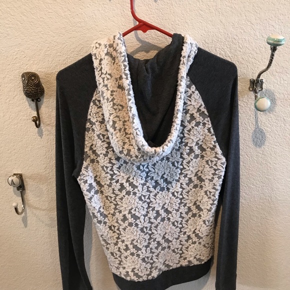 Anthropologie lace hoodie - Picture 2 of 3